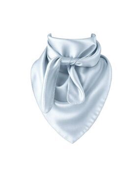 Light Blue Wild Rag Scarf 35x35 Satin Western Cowgirl Cowboy Bandana